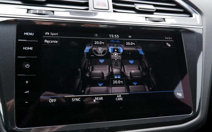 Volkswagen Tiguan cena 139900 przebieg: 99138, rok produkcji 2019 z Miastko małe 352